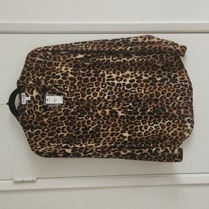 Express Portofino Shirt, Medium, Leopard